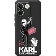 Чорний чохол BoxFace Xiaomi Redmi Note 17 Pro Max For Karl