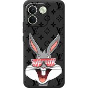 Чорний чохол BoxFace Xiaomi Redmi Note 17 Pro Max looney bunny