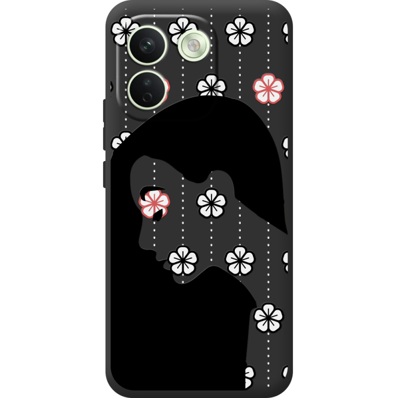 Чорний чохол BoxFace Xiaomi Redmi Note 17 Pro Max Flower Hair