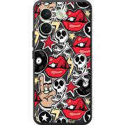 Чорний чохол BoxFace Xiaomi Redmi Note 17 Pro Max Rock Graffiti