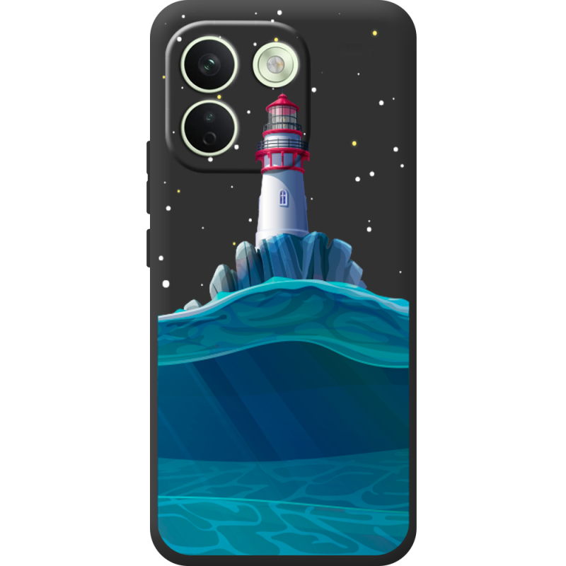 Чорний чохол BoxFace Xiaomi Redmi Note 17 Pro Max Lighthouse
