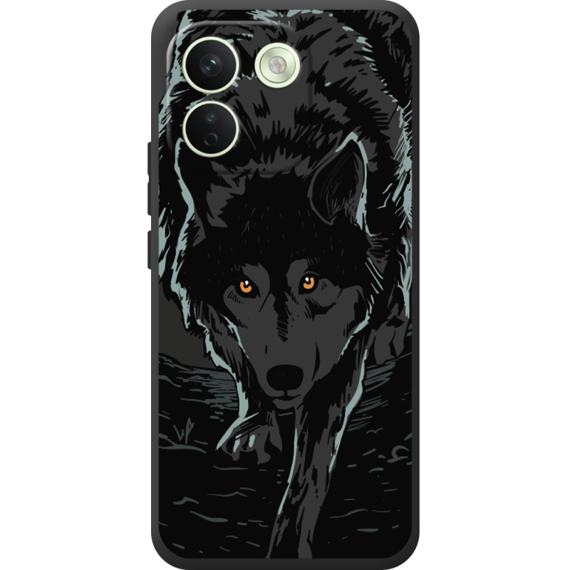 Чорний чохол BoxFace Xiaomi Redmi Note 17 Pro Max Wolf