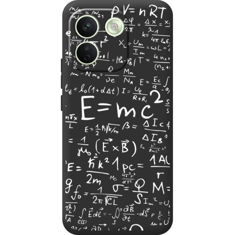 Чорний чохол BoxFace Xiaomi Redmi Note 17 Pro Max E=mc2