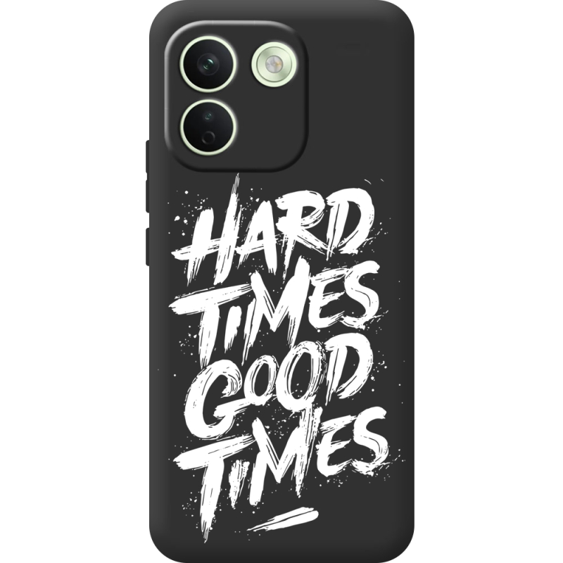 Чорний чохол BoxFace Xiaomi Redmi Note 17 Pro Max Hard Times Good Times