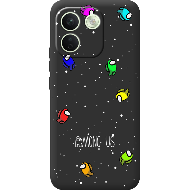 Чорний чохол BoxFace Xiaomi Redmi Note 17 Pro Max Among Us Invisible