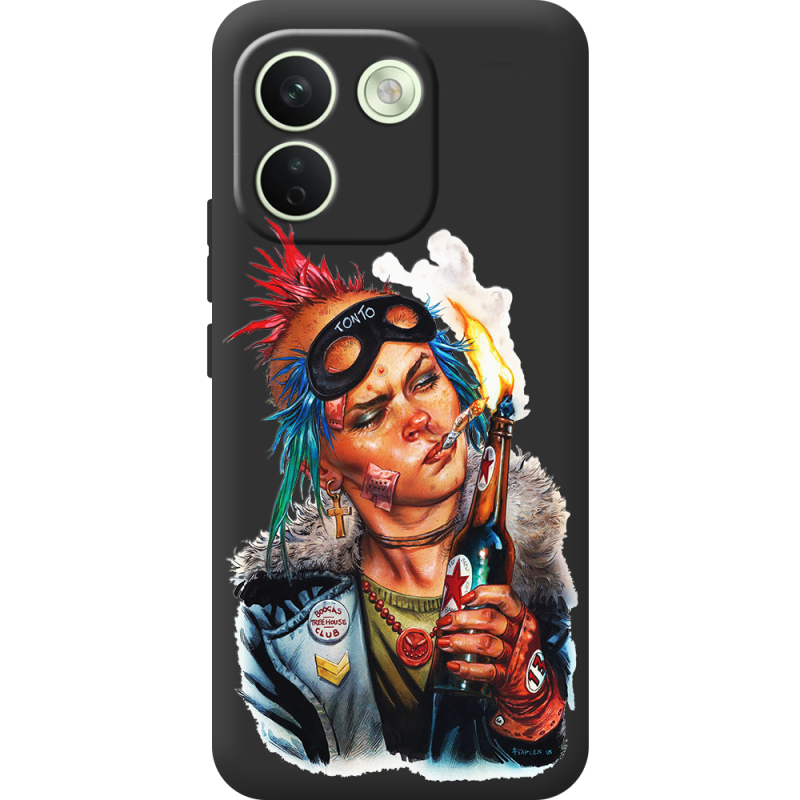 Чорний чохол BoxFace Xiaomi Redmi Note 17 Pro Max Tanker Girl
