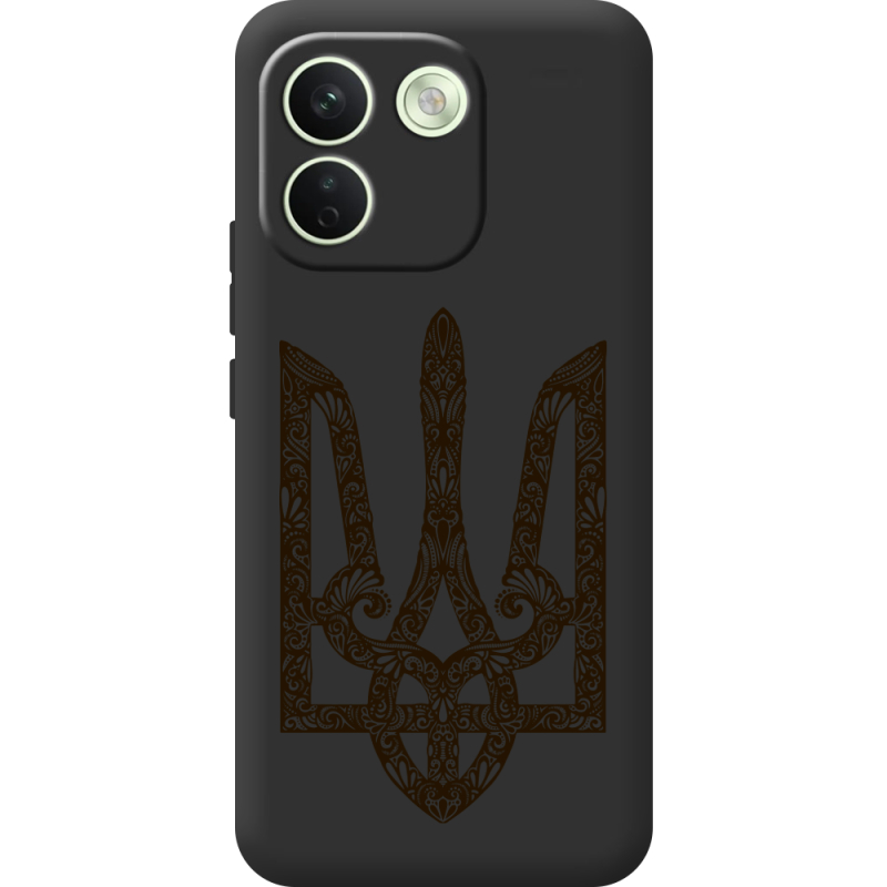 Чорний чохол BoxFace Xiaomi Redmi Note 17 Pro Max Ukrainian Trident