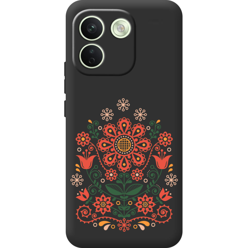 Чорний чохол BoxFace Xiaomi Redmi Note 17 Pro Max Ukrainian Ornament