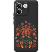 Чорний чохол BoxFace Xiaomi Redmi Note 17 Pro Max Ukrainian Ornament