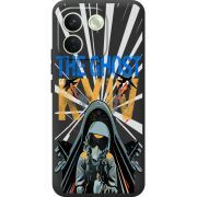 Чорний чохол BoxFace Xiaomi Redmi Note 17 Pro Max Привид Києва в дії