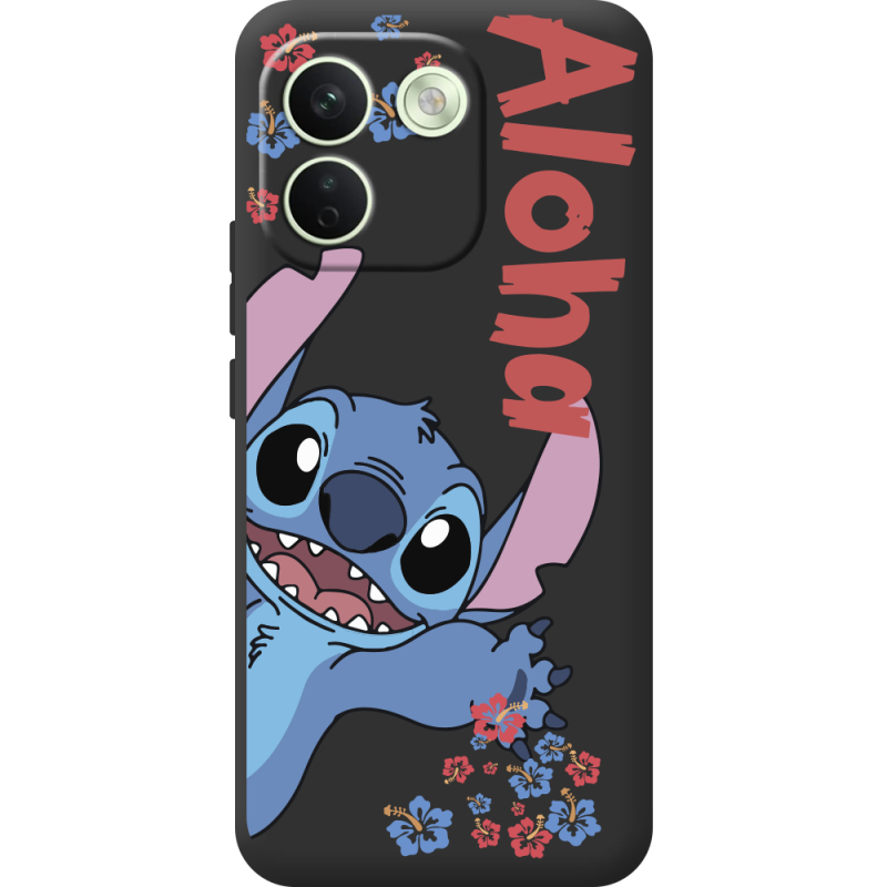 Чорний чохол BoxFace Xiaomi Redmi Note 17 Pro Max Гавайський гість Stich