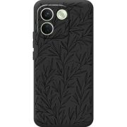 Чорний чохол BoxFace Xiaomi Redmi Note 17 Pro Max Leaves