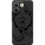 Чорний чохол BoxFace Xiaomi Redmi Note 17 Pro Max Grizzly Bear
