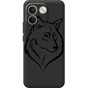 Чорний чохол BoxFace Xiaomi Redmi Note 17 Pro Max Wolf