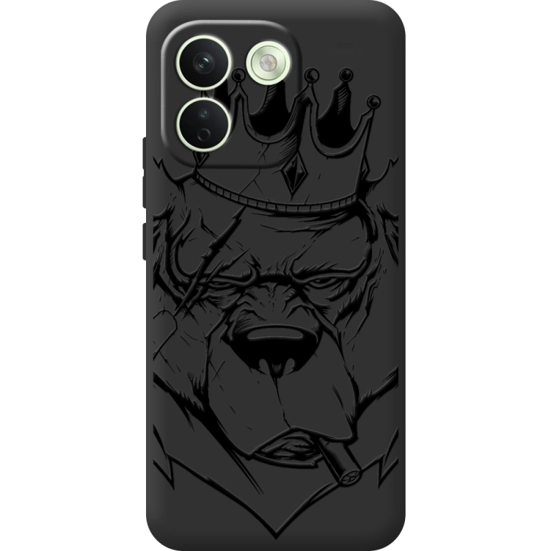 Чорний чохол BoxFace Xiaomi Redmi Note 17 Pro Max Bear King