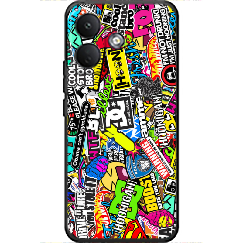 Чохол BoxFace Poco X8 5G Multicolored Inscriptions