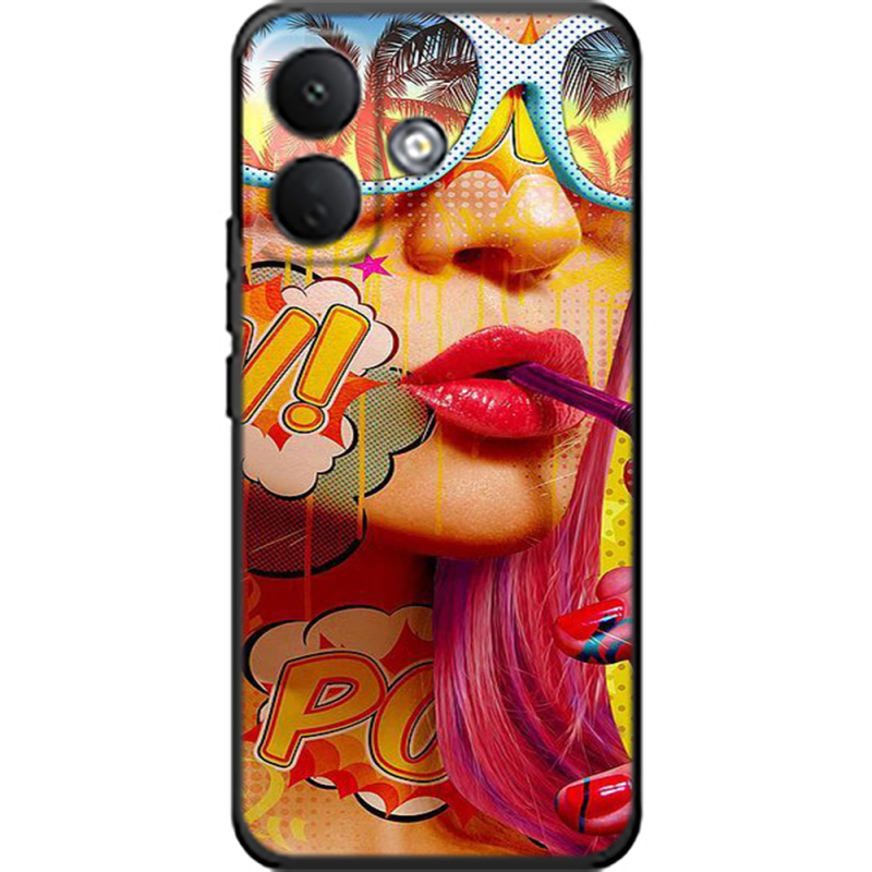 Чохол BoxFace Poco X8 5G Yellow Girl Pop Art