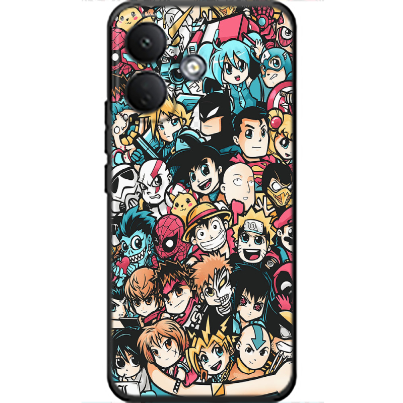 Чохол BoxFace Poco X8 5G Anime Stickers