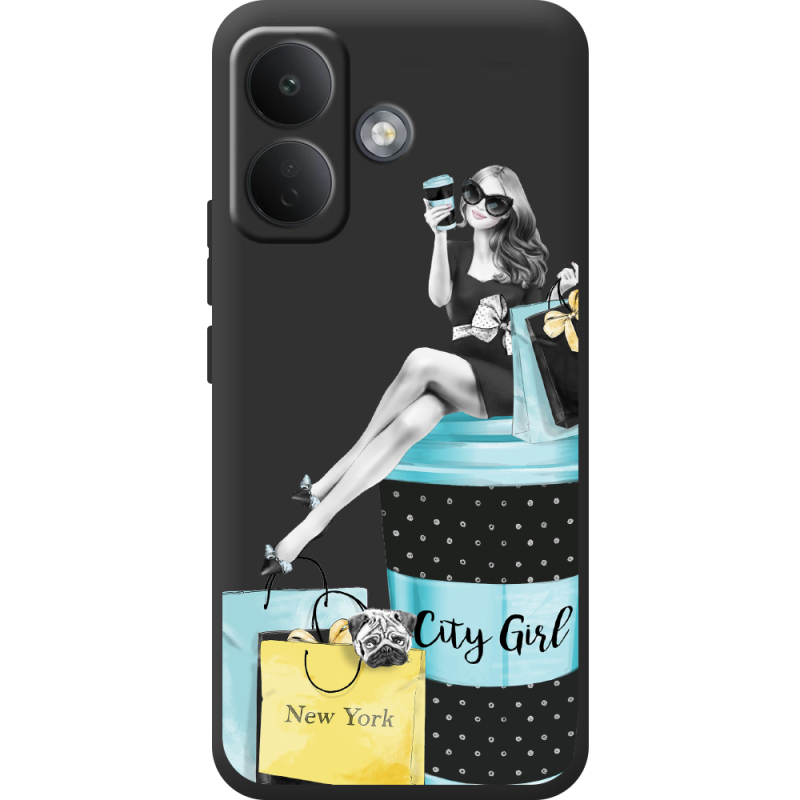 Прозорий чохол BoxFace Poco X8 5G City Girl