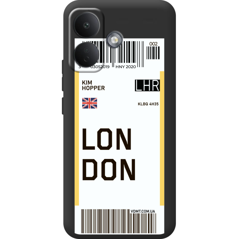 Прозорий чохол BoxFace Poco X8 5G Ticket London