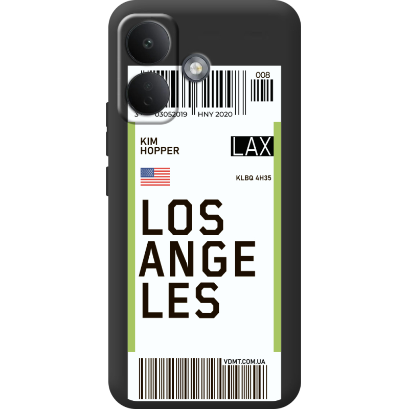 Прозорий чохол BoxFace Poco X8 5G Ticket Los Angeles