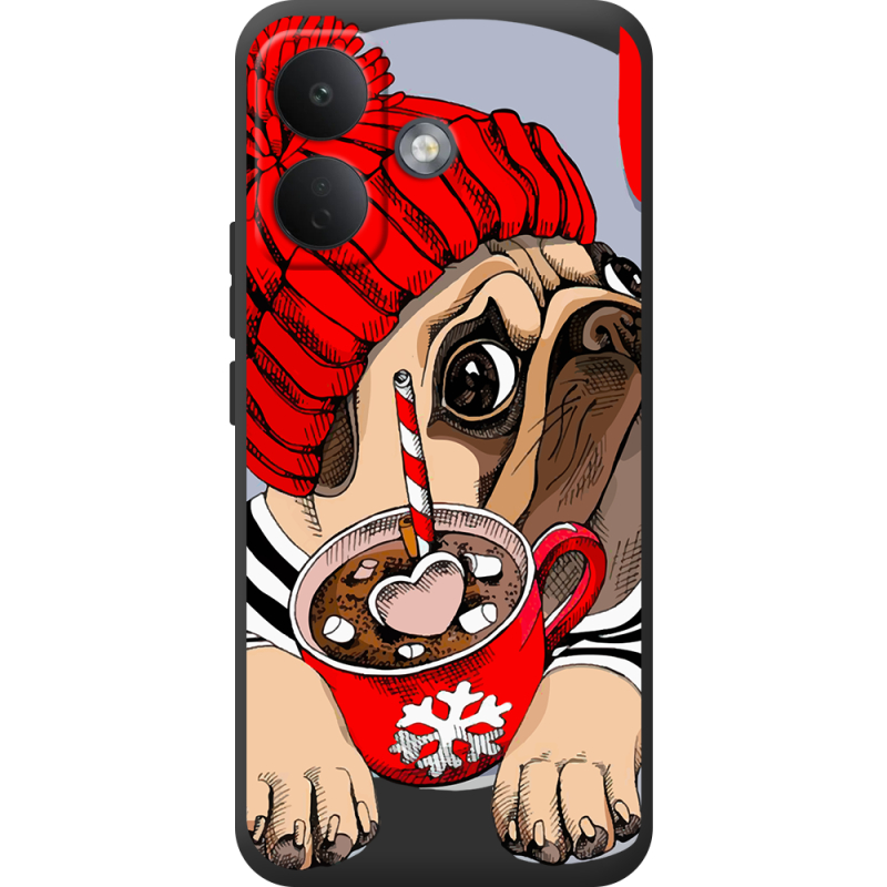 Прозорий чохол BoxFace Poco X8 5G Winter Puggy