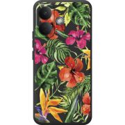 Прозорий чохол BoxFace Poco X8 5G Tropical Flowers