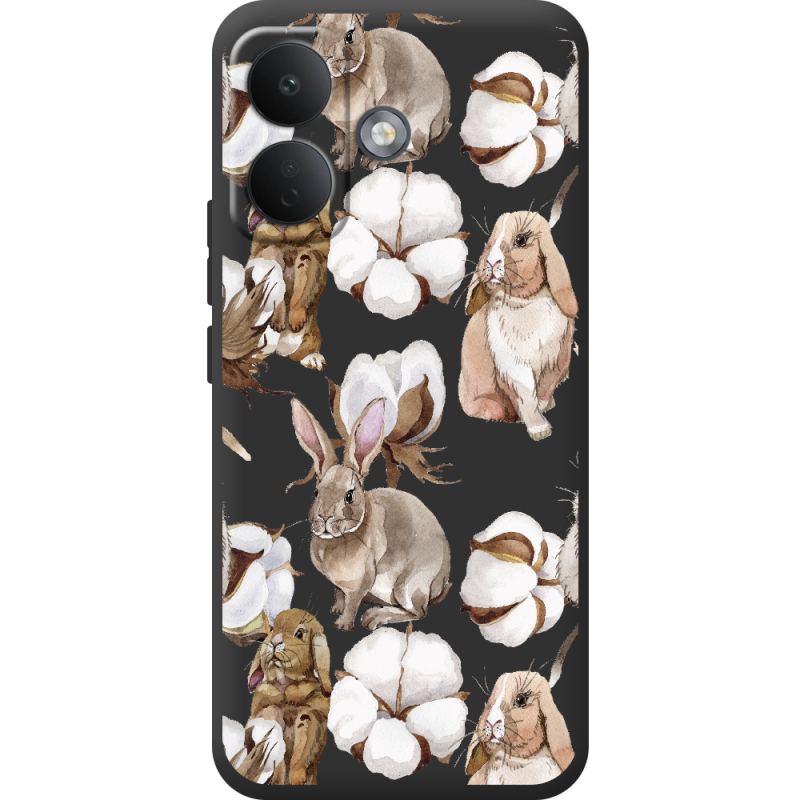Прозорий чохол BoxFace Poco X8 5G Cotton and Rabbits