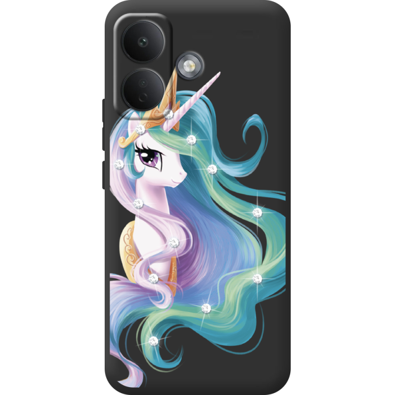 Чохол зі стразами Poco X8 5G Unicorn Queen