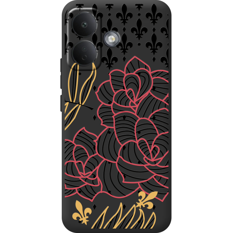 Чорний чохол BoxFace Poco X8 5G FranceFlowers