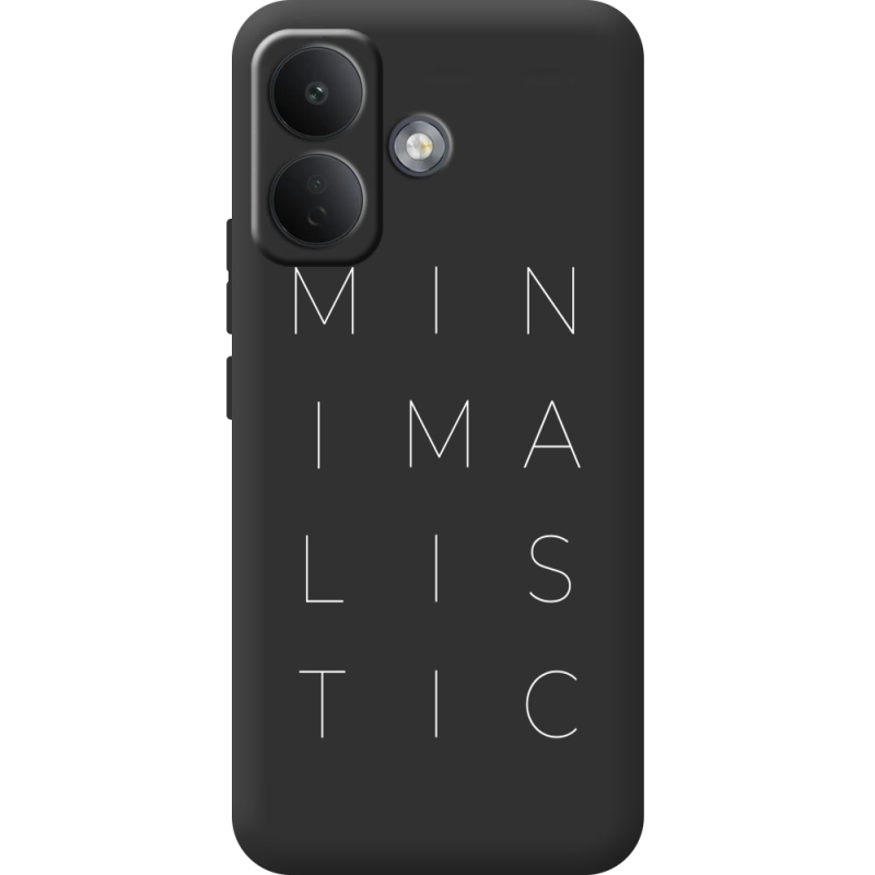 Чорний чохол BoxFace Poco X8 5G Minimalistic