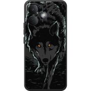 Чорний чохол BoxFace Poco X8 5G Wolf