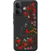 Чорний чохол BoxFace Poco X8 5G 3D Ukrainian Muse