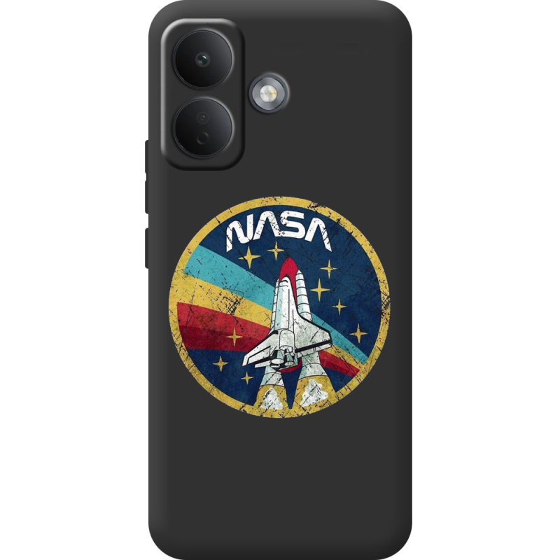 Чорний чохол BoxFace Poco X8 5G NASA