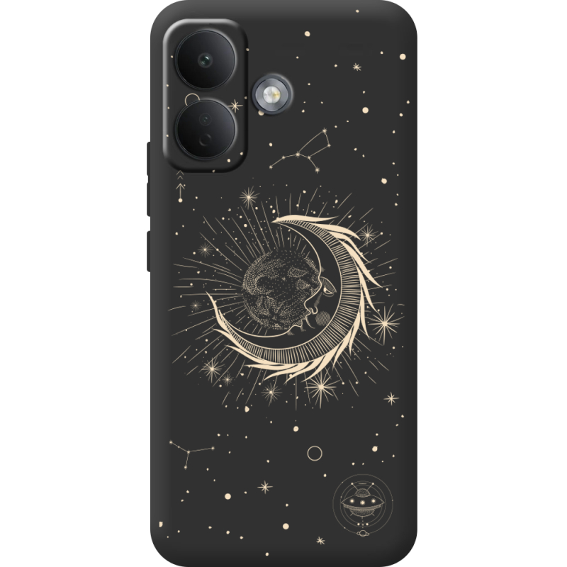 Чорний чохол BoxFace Poco X8 5G Moon
