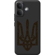 Чорний чохол BoxFace Poco X8 5G Ukrainian Trident