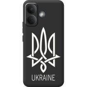 Чорний чохол BoxFace Poco X8 5G Тризуб монограмма ukraine