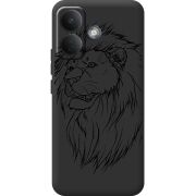 Чорний чохол BoxFace Poco X8 5G Lion