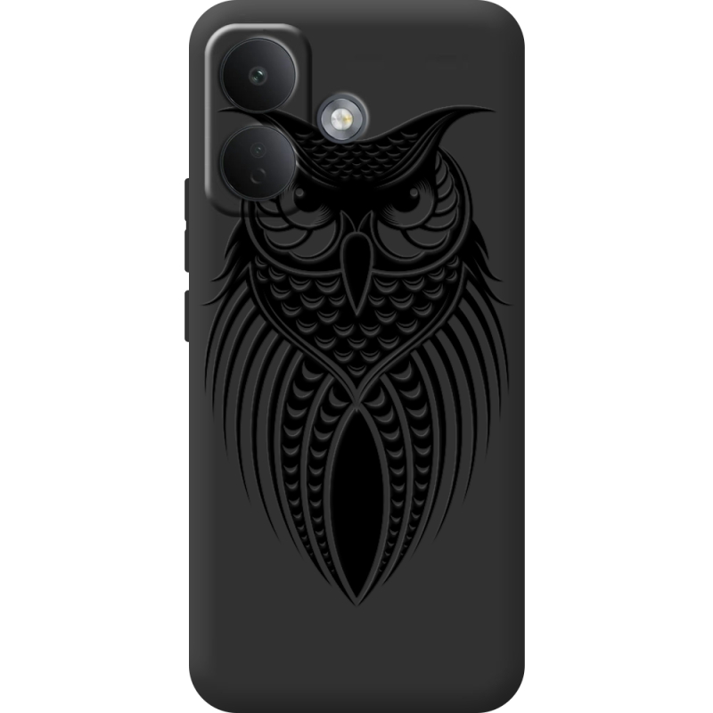 Чорний чохол BoxFace Poco X8 5G Owl