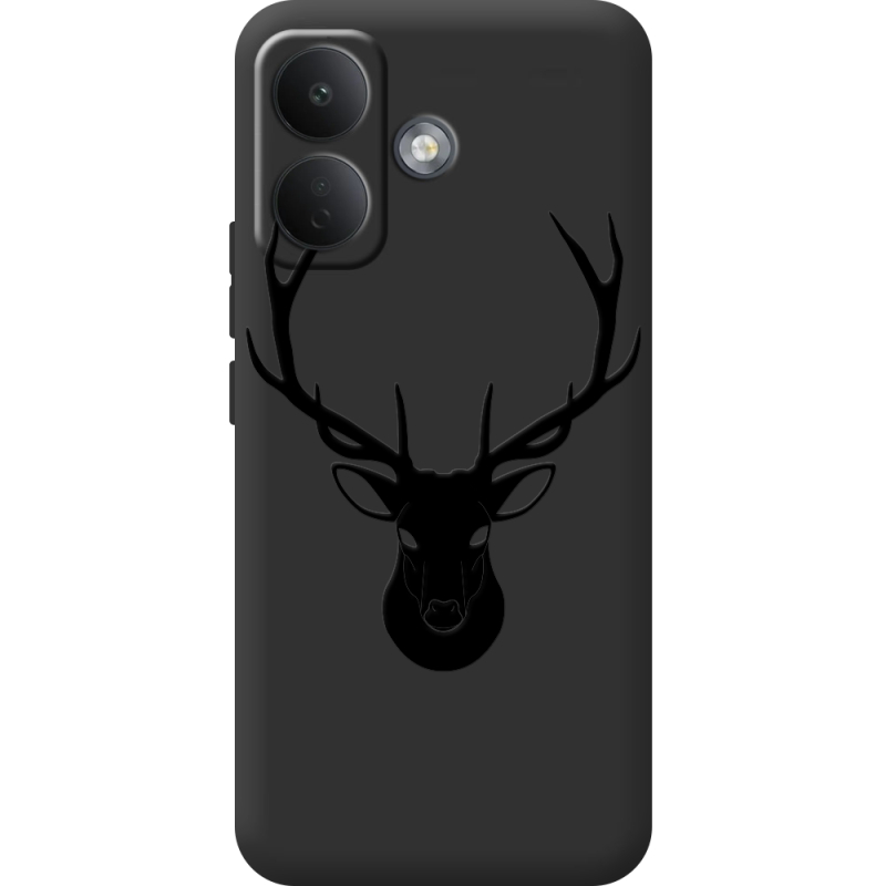 Чорний чохол BoxFace Poco X8 5G Deer