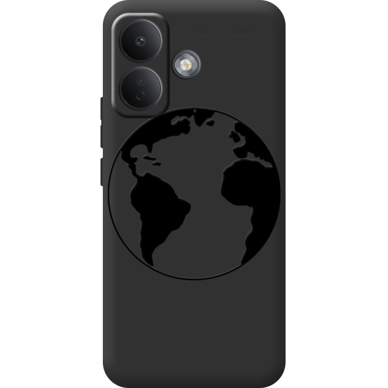 Чорний чохол BoxFace Poco X8 5G Earth