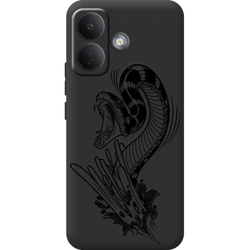 Чорний чохол BoxFace Poco X8 5G Snake