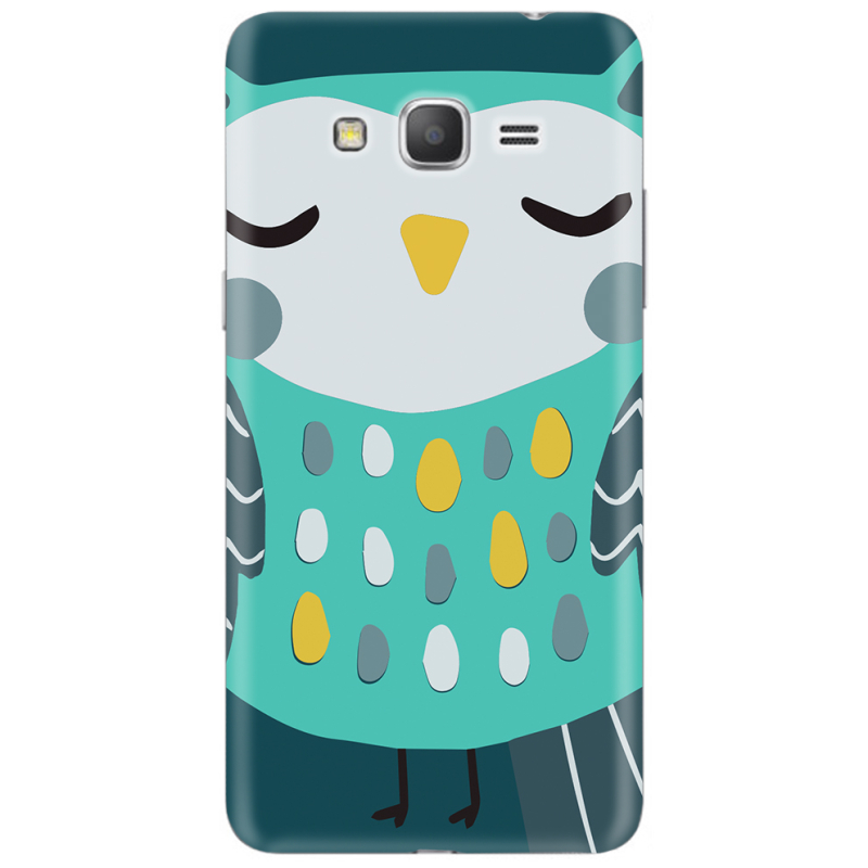 Чехол Uprint Samsung Galaxy Grand Prime G531H Green Owl