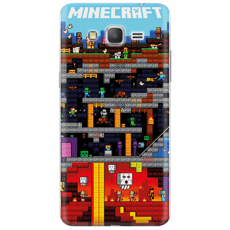 Чехол Uprint Samsung Galaxy Grand Prime G531H Minecraft Lode Runner