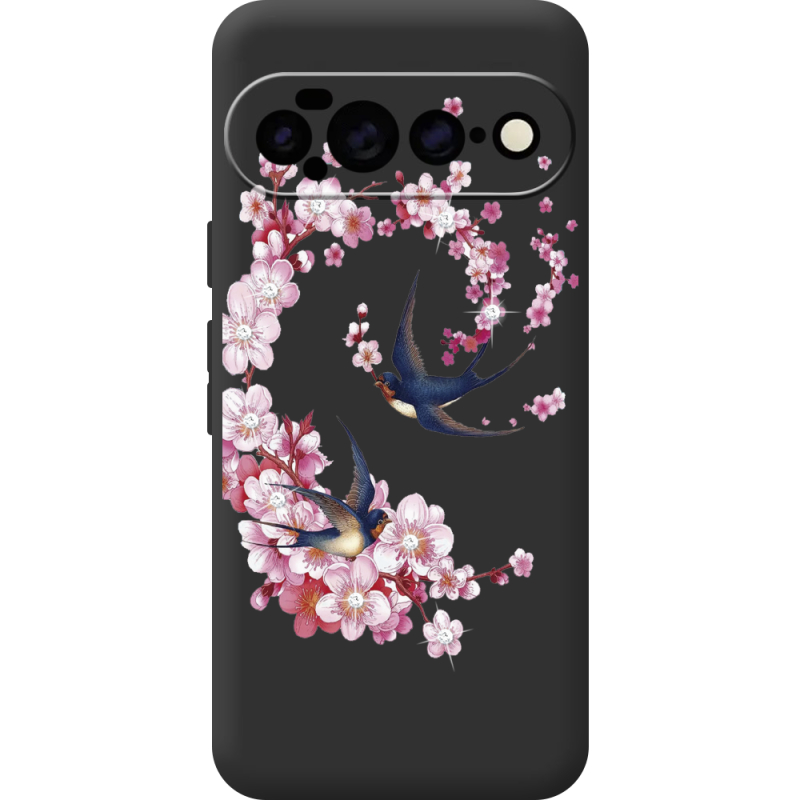 Чохол зі стразами для Google Pixel 11 Pro XL Swallows and Bloom