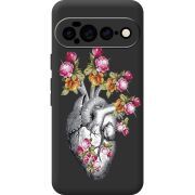 Чохол зі стразами для Google Pixel 11 Pro XL Heart