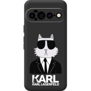Чорний чохол BoxFace Google Pixel 11 Pro XL Cat in Black