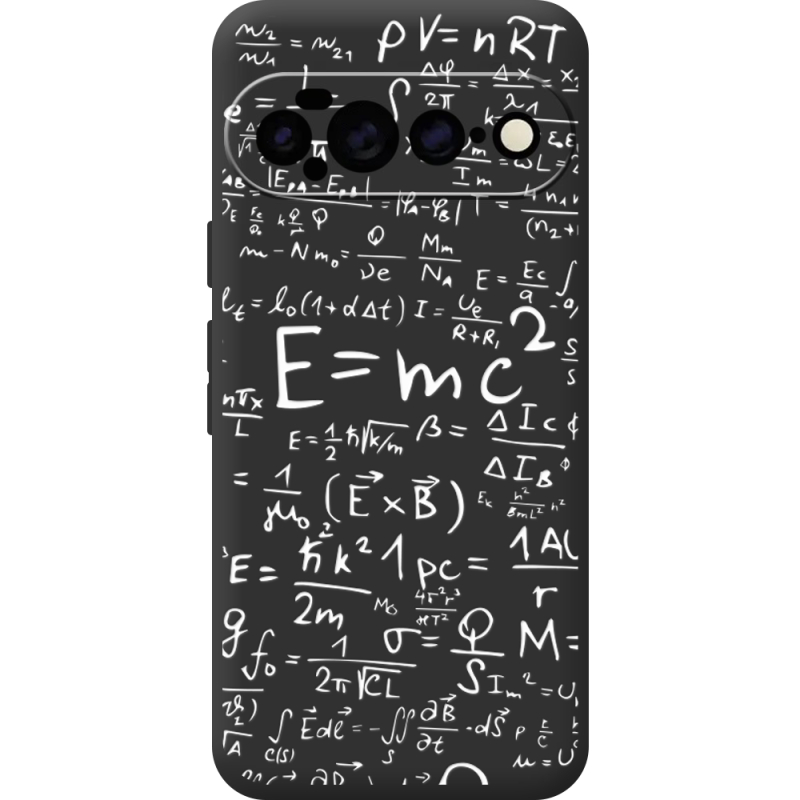 Чорний чохол BoxFace Google Pixel 11 Pro XL E=mc2