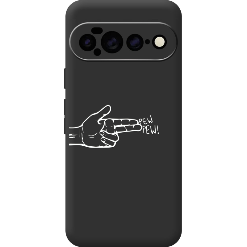 Чорний чохол BoxFace Google Pixel 11 Pro XL Pew Pew