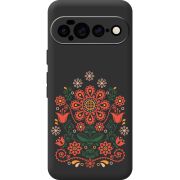 Чорний чохол BoxFace Google Pixel 11 Pro XL Ukrainian Ornament